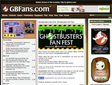 Tablet Screenshot of gbfans.com